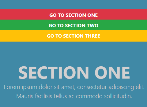 Page transition effect